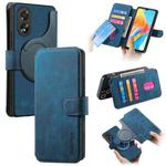 For OPPO A38 4G / A18 4G CaseNeo MagSafe RFID Anti-theft Retro Leather Phone Case(Blue)