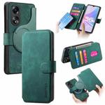 For OPPO A78 5G CaseNeo MagSafe RFID Anti-theft Retro Leather Phone Case(Green)