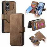 For OPPO Reno10 5G Global CaseNeo MagSafe RFID Anti-theft Retro Leather Phone Case(Brown)