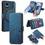 For OPPO Reno10 5G Global CaseNeo MagSafe RFID Anti-theft Retro Leather Phone Case(Blue)