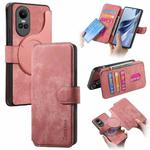 For OPPO Reno10 5G Global CaseNeo MagSafe RFID Anti-theft Retro Leather Phone Case(Pink)