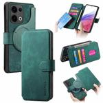For OPPO Reno13 CaseNeo MagSafe RFID Anti-theft Retro Leather Phone Case(Green)