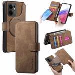 For OPPO Reno13 F 4G / 5G CaseNeo MagSafe RFID Anti-theft Retro Leather Phone Case(Brown)