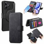 For Realme C53 CaseNeo MagSafe RFID Anti-theft Retro Leather Phone Case(Black)