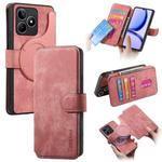 For Realme C53 CaseNeo MagSafe RFID Anti-theft Retro Leather Phone Case(Pink)