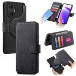 For Realme C55 CaseNeo MagSafe RFID Anti-theft Retro Leather Phone Case(Black)