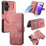 For Realme C55 CaseNeo MagSafe RFID Anti-theft Retro Leather Phone Case(Pink)