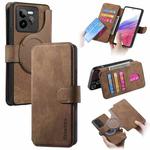 For Realme GT7 Pro CaseNeo MagSafe RFID Anti-theft Retro Leather Phone Case(Brown)