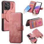 For Realme Neo7 CaseNeo MagSafe RFID Anti-theft Retro Leather Phone Case(Pink)