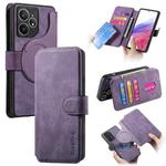 For Realme Neo7 CaseNeo MagSafe RFID Anti-theft Retro Leather Phone Case(Purple)