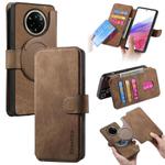 For Realme 14 Pro+ CaseNeo MagSafe RFID Anti-theft Retro Leather Phone Case(Brown)
