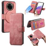 For Realme 14 Pro+ CaseNeo MagSafe RFID Anti-theft Retro Leather Phone Case(Pink)