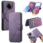 For Realme 14 Pro+ CaseNeo MagSafe RFID Anti-theft Retro Leather Phone Case(Purple)