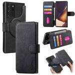 For Samsung Galaxy Note20 Ultra CaseNeo MagSafe RFID Anti-theft Retro Leather Phone Case(Black)