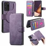 For Samsung Galaxy Note20 Ultra CaseNeo MagSafe RFID Anti-theft Retro Leather Phone Case(Purple)