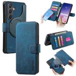 For Samsung Galaxy S24 FE 5G CaseNeo MagSafe RFID Anti-theft Retro Leather Phone Case(Blue)