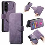 For Samsung Galaxy S23 5G CaseNeo MagSafe RFID Anti-theft Retro Leather Phone Case(Purple)