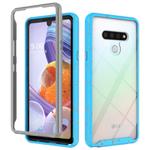For LG Stylo 6 Shockproof Starry Sky PC + TPU Protective Case(Sky Blue)