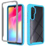 For Xiaomi Mi Note 10 Lite Shockproof Starry Sky PC + TPU Protective Case(Sky Blue)