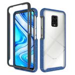 For Xiaomi Redmi Note 9 Pro Max Shockproof Starry Sky PC + TPU Protective Case(Blue)