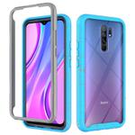 For Xiaomi Redmi 9 Shockproof Starry Sky PC + TPU Protective Case(Sky Blue)