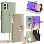For Samsung Galaxy A05 4G Crossbody Litchi Texture Leather Phone Case(Green)