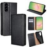 For Samsung Galaxy A56 5G Gloss Oil Solid Color Magnetic Leather Phone Case(Black)