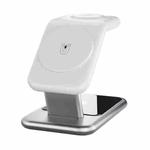 Y10 15W 3 in 1 Magnetic Wireless Charger Stand(White)