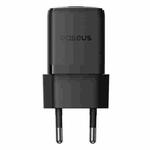 Baseus PD20W USB-C / Type-C Fast Charger With 1m Type-C Cable, Plug Type:EU Plug(Black)