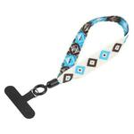 Retro Ethnic Style Mobile Phone Anti-lost Wrist Strap Lanyard Short Lanyard(Creamy White)