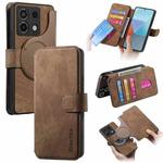 For Redmi Note 13 Pro 5G CaseNeo MagSafe RFID Anti-theft Retro Leather Phone Case(Brown)