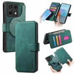 For Redmi Note 13 Pro 5G CaseNeo MagSafe RFID Anti-theft Retro Leather Phone Case(Green)