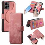 For Redmi Note 12 4G Global CaseNeo MagSafe RFID Anti-theft Retro Leather Phone Case(Pink)