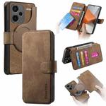 For Redmi Note 13 Pro+ 5G CaseNeo MagSafe RFID Anti-theft Retro Leather Phone Case(Brown)