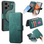 For Redmi Note 13 Pro+ 5G CaseNeo MagSafe RFID Anti-theft Retro Leather Phone Case(Green)