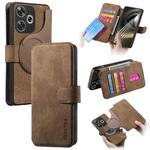 For Redmi Turbo 3 5G CaseNeo MagSafe RFID Anti-theft Retro Leather Phone Case(Brown)