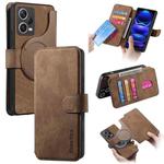 For Redmi Note 12 Pro 5G CaseNeo MagSafe RFID Anti-theft Retro Leather Phone Case(Brown)