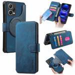 For Redmi Note 12 Pro 5G CaseNeo MagSafe RFID Anti-theft Retro Leather Phone Case(Blue)