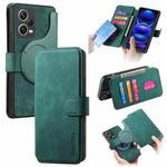 For Redmi Note 12 Pro 5G CaseNeo MagSafe RFID Anti-theft Retro Leather Phone Case(Green)