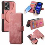 For Redmi Note 12 Pro 5G CaseNeo MagSafe RFID Anti-theft Retro Leather Phone Case(Pink)