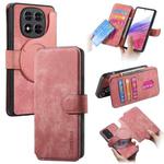 For Redmi Note 14 Pro 5G CaseNeo MagSafe RFID Anti-theft Retro Leather Phone Case(Pink)