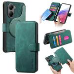 For Redmi Turbo 4 CaseNeo MagSafe RFID Anti-theft Retro Leather Phone Case(Green)