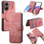 For Redmi Turbo 4 CaseNeo MagSafe RFID Anti-theft Retro Leather Phone Case(Pink)
