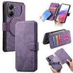 For Redmi Turbo 4 CaseNeo MagSafe RFID Anti-theft Retro Leather Phone Case(Purple)