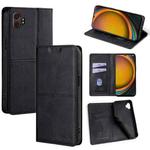 For Samsung Galaxy Xcover 7 Pro 5G Cow Texture Magnetic Leather Phone Case(Black)
