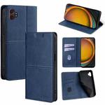 For Samsung Galaxy Xcover 7 Pro 5G Cow Texture Magnetic Leather Phone Case(Blue)