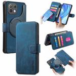 For Xiaomi Mi 11 Lite CaseNeo MagSafe RFID Anti-theft Retro Leather Phone Case(Blue)