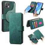 For Xiaomi Mi 11 Lite CaseNeo MagSafe RFID Anti-theft Retro Leather Phone Case(Green)