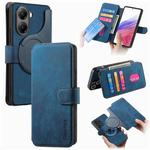 For Xiaomi Poco X7 Pro CaseNeo MagSafe RFID Anti-theft Retro Leather Phone Case(Blue)