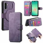 For Samsung Galaxy A26 5G CaseNeo MagSafe RFID Anti-theft Retro Leather Phone Case(Purple)